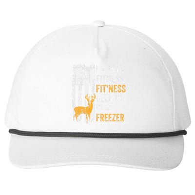 I'm Into Fitness Deer Freezer Funny Hunting Deer Hunter Snapback Five-Panel Rope Hat