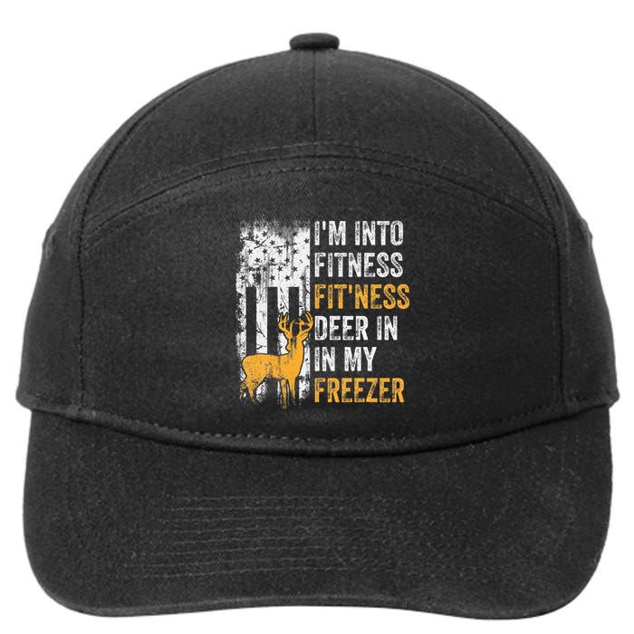 I'm Into Fitness Deer Freezer Funny Hunting Deer Hunter 7-Panel Snapback Hat