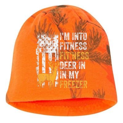 I'm Into Fitness Deer Freezer Funny Hunting Deer Hunter Kati - Camo Knit Beanie