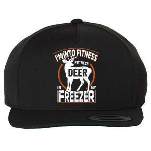 IM Into Fitness Deer Freezer Funny Dad Hunter Deer Hunting Wool Snapback Cap