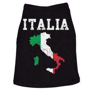 Italia Italy Flag Map Italian Italiano Family Doggie Tank