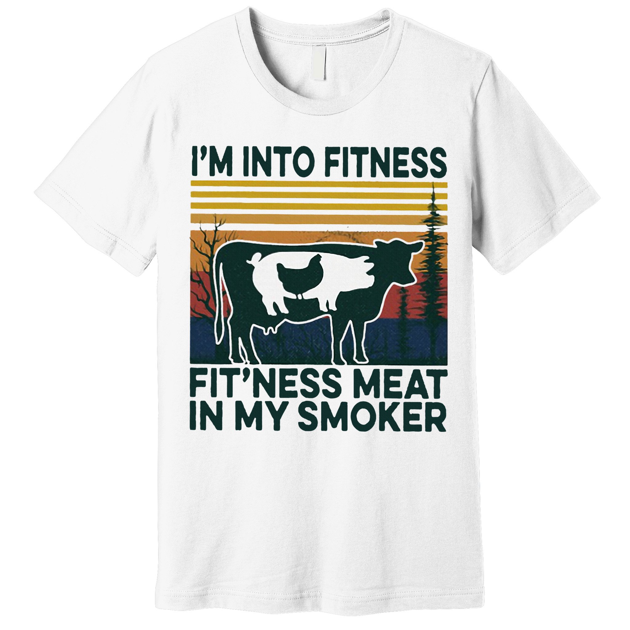 IM Into Fitness FitNess Meat In My Smoker Premium T-Shirt