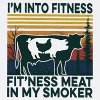 IM Into Fitness FitNess Meat In My Smoker Baby Bodysuit