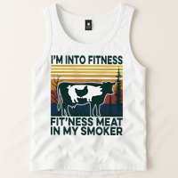 IM Into Fitness FitNess Meat In My Smoker Tank Top
