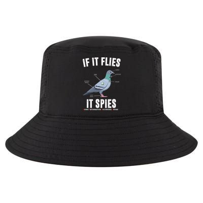 If It Flies It Spies Bionic Information Recording Drone Cool Comfort Performance Bucket Hat