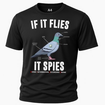 If It Flies It Spies Bionic Information Recording Drone Performance Shirt