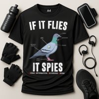 If It Flies It Spies Bionic Information Recording Drone Performance Shirt