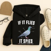 If It Flies It Spies Bionic Information Recording Drone Hoodie