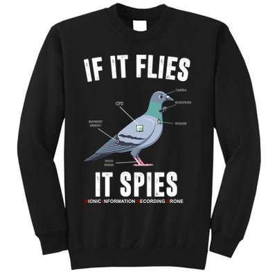 If It Flies It Spies Bionic Information Recording Drone Sweatshirt
