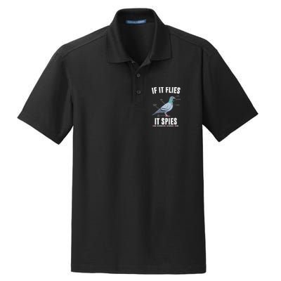 If It Flies It Spies Bionic Information Recording Drone Dry Zone Grid Polo