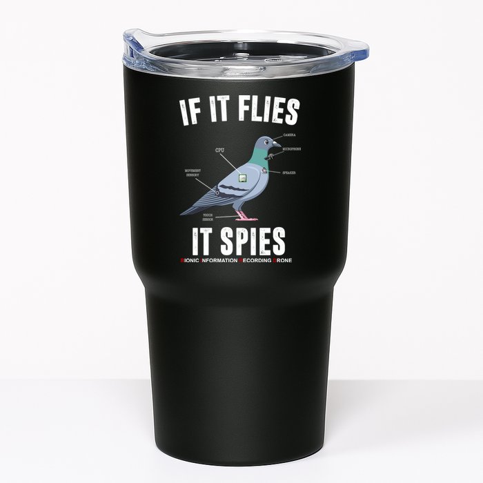 If It Flies It Spies Bionic Information Recording Drone Tumbler