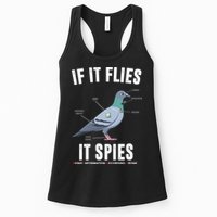If It Flies It Spies Bionic Information Recording Drone Womens Tank Top