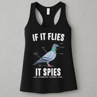 If It Flies It Spies Bionic Information Recording Drone Womens Tank Top