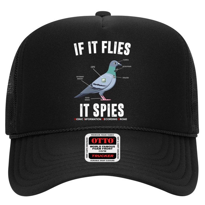 If It Flies It Spies Bionic Information Recording Drone Trucker Hat