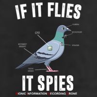 If It Flies It Spies Bionic Information Recording Drone Trucker Hat