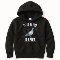 If It Flies It Spies Bionic Information Recording Drone Kids Hoodie