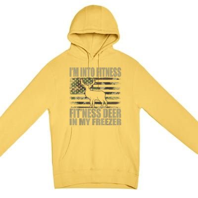 IM Into Fitness FitNess Deer In My Freezer Premium Pullover Hoodie