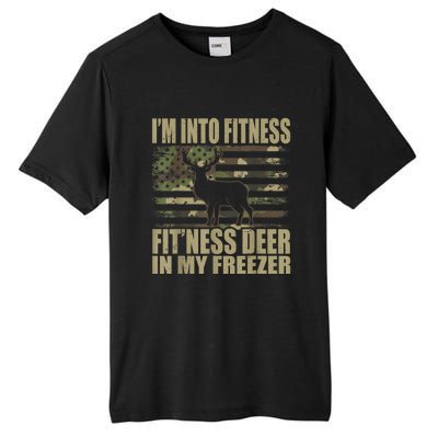 IM Into Fitness FitNess Deer In My Freezer Tall Fusion ChromaSoft Performance T-Shirt