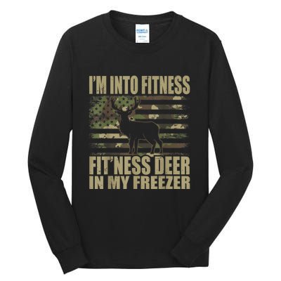 IM Into Fitness FitNess Deer In My Freezer Tall Long Sleeve T-Shirt