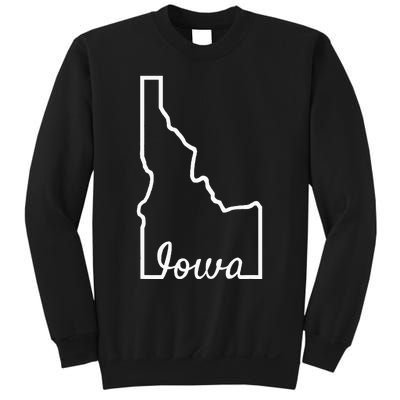 Idaho Iowa Funny Geography Mix Up Joke Idawa State Pride Sweatshirt