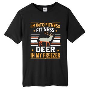 IM Into Fitness Deer Freezer Funny Dad Hunter Deer Hunting Tall Fusion ChromaSoft Performance T-Shirt