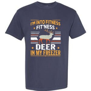 IM Into Fitness Deer Freezer Funny Dad Hunter Deer Hunting Garment-Dyed Heavyweight T-Shirt