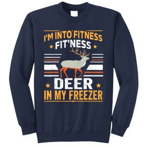 IM Into Fitness Deer Freezer Funny Dad Hunter Deer Hunting Sweatshirt