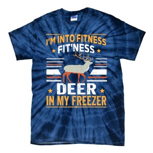 IM Into Fitness Deer Freezer Funny Dad Hunter Deer Hunting Tie-Dye T-Shirt