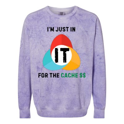 In It For The Cache$$ Colorblast Crewneck Sweatshirt