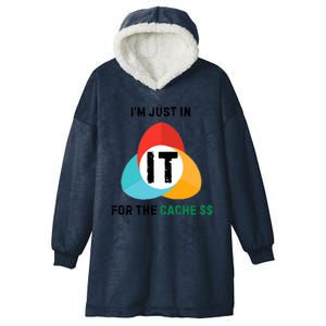 In It For The Cache$$ Hooded Wearable Blanket