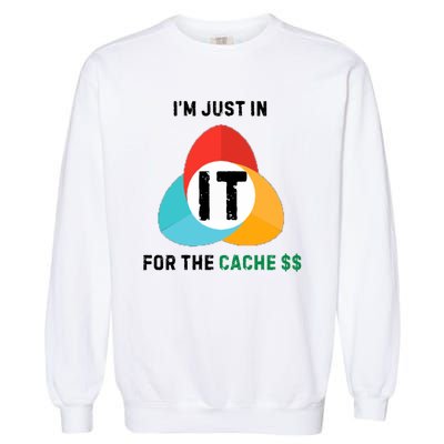 In It For The Cache$$ Garment-Dyed Sweatshirt