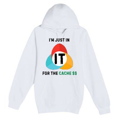 In It For The Cache$$ Premium Pullover Hoodie