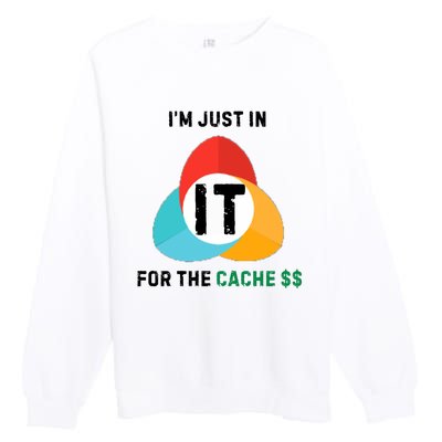 In It For The Cache$$ Premium Crewneck Sweatshirt