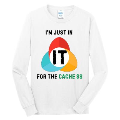 In It For The Cache$$ Tall Long Sleeve T-Shirt