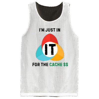 In It For The Cache$$ Mesh Reversible Basketball Jersey Tank