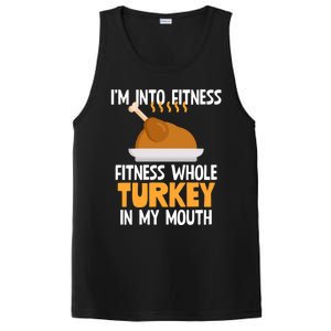 IM Into Fitness Whole Turkey In My Mouth Thanksgiving Gift PosiCharge Competitor Tank