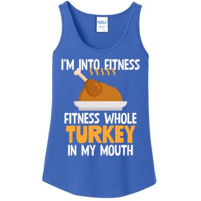 IM Into Fitness Whole Turkey In My Mouth Thanksgiving Gift Ladies Essential Tank