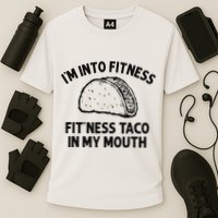 Im Into Fitness Taco In My Mouth Funny Taco Men Womens Cooling Performance Crew T-Shirt