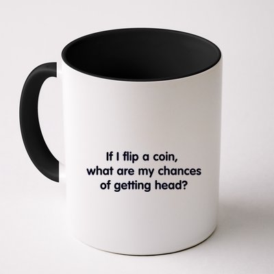 If I Flip A Coin What Are My Chances Of Getting Head? Quote Mug