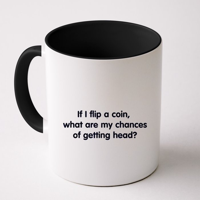 If I Flip A Coin What Are My Chances Of Getting Head? Quote Mug