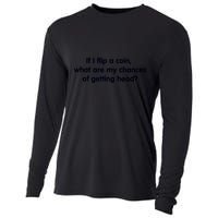 If I Flip A Coin What Are My Chances Of Getting Head? Quote Cooling Performance Long Sleeve Crew