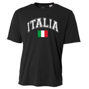 Italy Italian Flag Italia Cooling Performance Crew T-Shirt