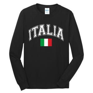 Italy Italian Flag Italia Tall Long Sleeve T-Shirt