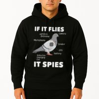 If It Flies It Spies Pigeon Whisperer Birdwatching Hoodie