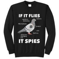If It Flies It Spies Pigeon Whisperer Birdwatching Sweatshirt