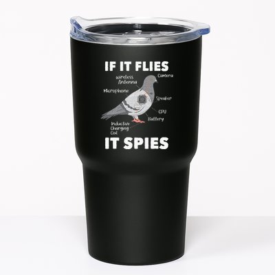 If It Flies It Spies Pigeon Whisperer Birdwatching Tumbler