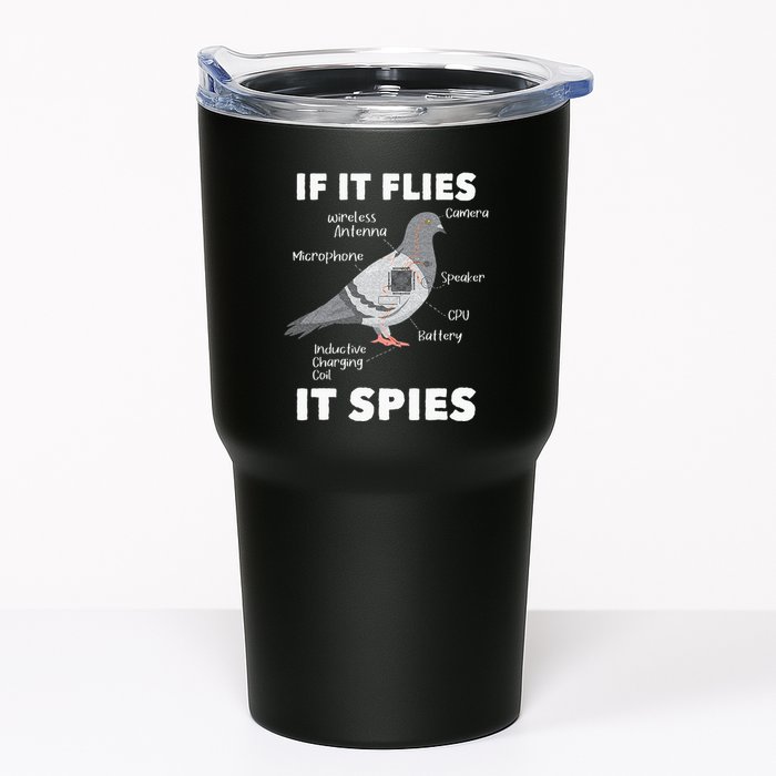If It Flies It Spies Pigeon Whisperer Birdwatching Tumbler