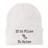 If It Flies It Spies Funny Bird Spy Beanie