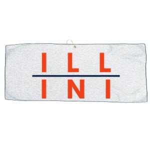 Illinois IL Fans Large Microfiber Waffle Golf Towel