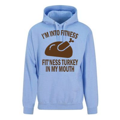 IM Into Fitness Funny Turkey Holiday Unisex Surf Hoodie